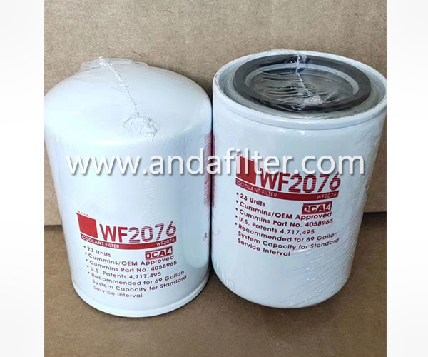High Quality Water Filter For Fleetguard WF2076