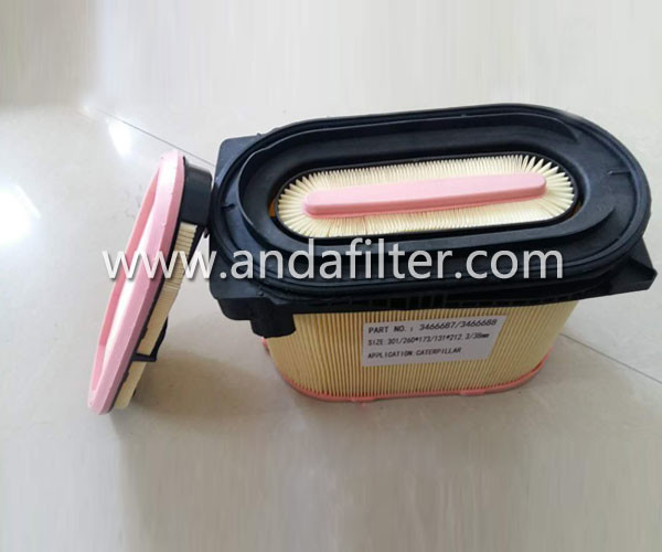 High Quality Air Filter For Caterpillar 3466687 3466688