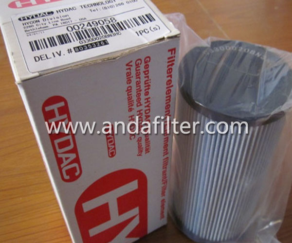 High Quality Hydraulic filter For HYDAC 00249058