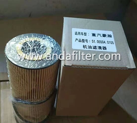 High Quality Oil filter For Sinotruck 51.05504.0105