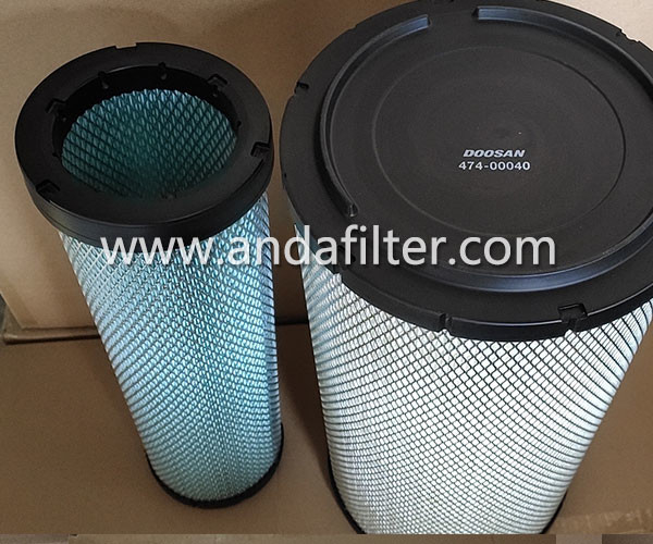 High Quality Air Filter For Doosan 400401-00091 400401-00090