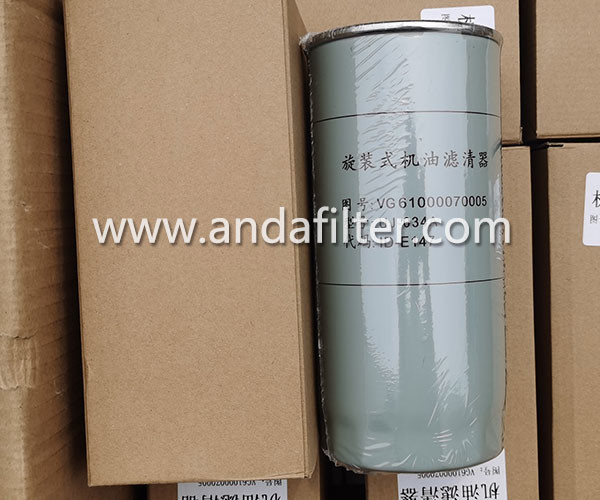 High Quality Oil Filter For SINO Truck 61000070005