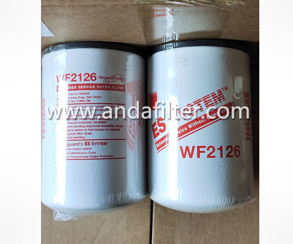 High Quality Water Filter For Fleetguard WF2126
