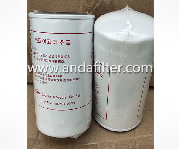 High Quality Fuel Filter For Doosan 400504-00078