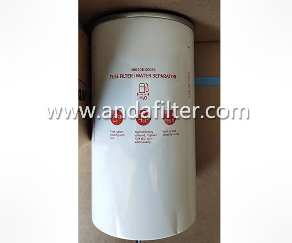 High Quality Fuel Water Separator Filter For Doosan 400508-00063